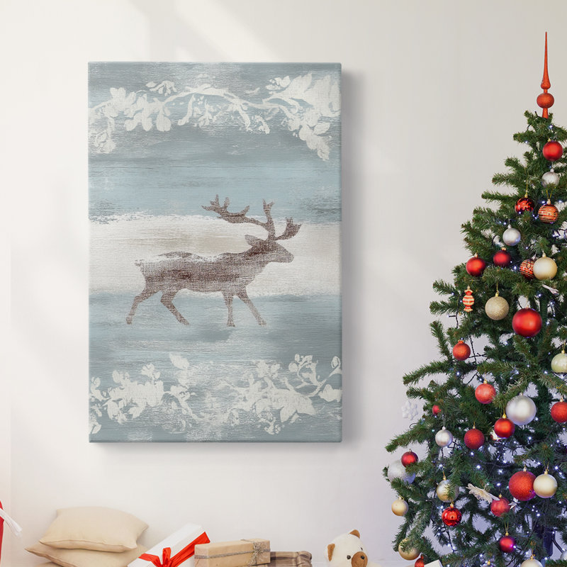 Art des Fêtes de Noël - Toile tendue avec châssis CLIX, H 27 po x l 18 po