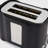 2-slice Toaster, Stainless Steel Toaster With Wide Slots & Drop-down Crumb Tray, 6-shade Browning Control