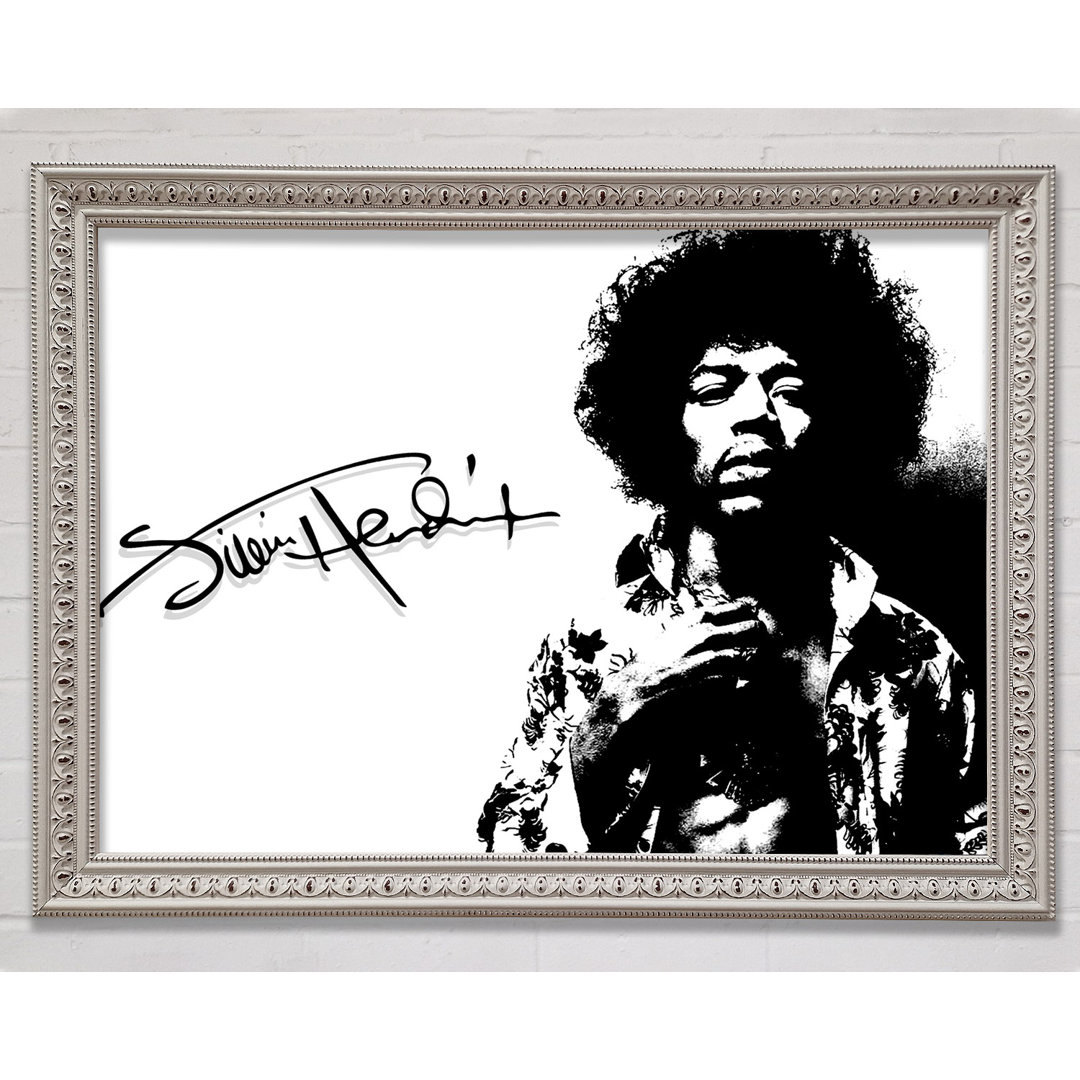 Jimi Hendrix Unterschrift - Druck