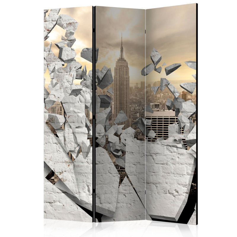 City behind the Wall Room Divider, 3