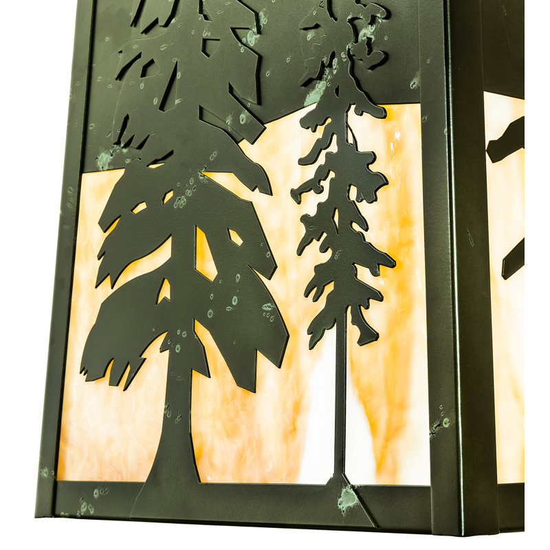 24" Wide Stillwater Tall Pines Wall Sconce