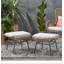 Repose-pieds d'extérieur en rotin synthétique Montana Light-1351559495