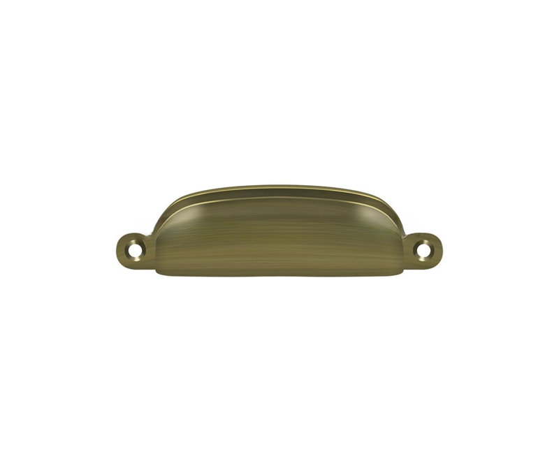 1 Center to Center Bar Pull, Antique Brass