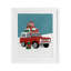 «Red VUS Christmas Time», reproduction encadrée sous verre, conception de Jilly Jack Designs-117114276-117114278