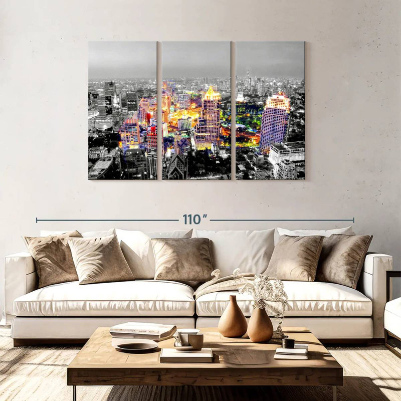 Siréci, Siréci, Siréci, lumières pop, H 48 po x l 74 po