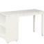 Lit mezzanine simple avec armoire et bureau roulant - blanc, stable et durable-1514591290