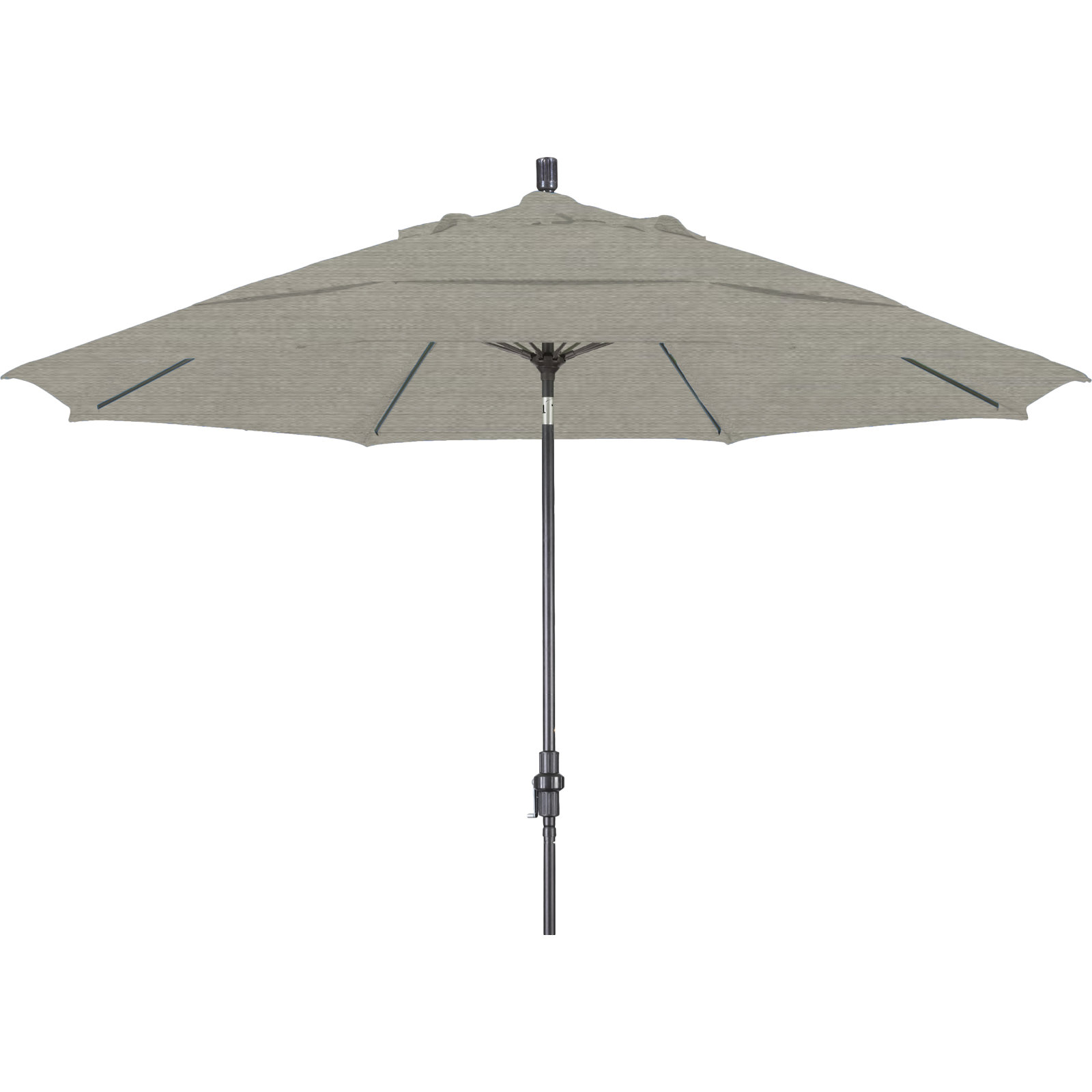 Brent 132'' Sunbrella® Outdoor Umbrella, Spectrum Dove Sunbrella® Plainweave