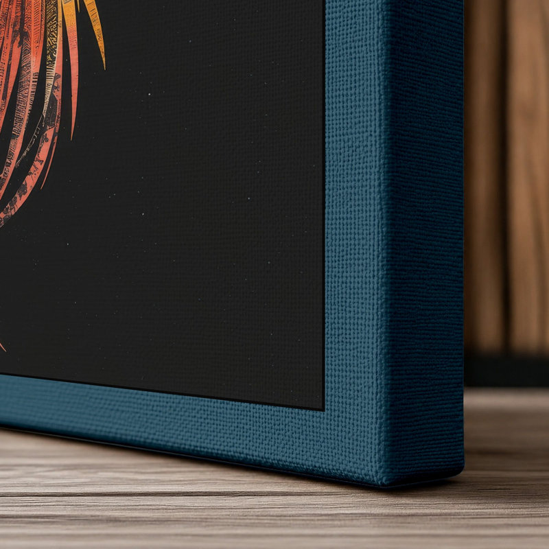 Print, 18x12 - 45.7 x 30.5 cm, Teal Border