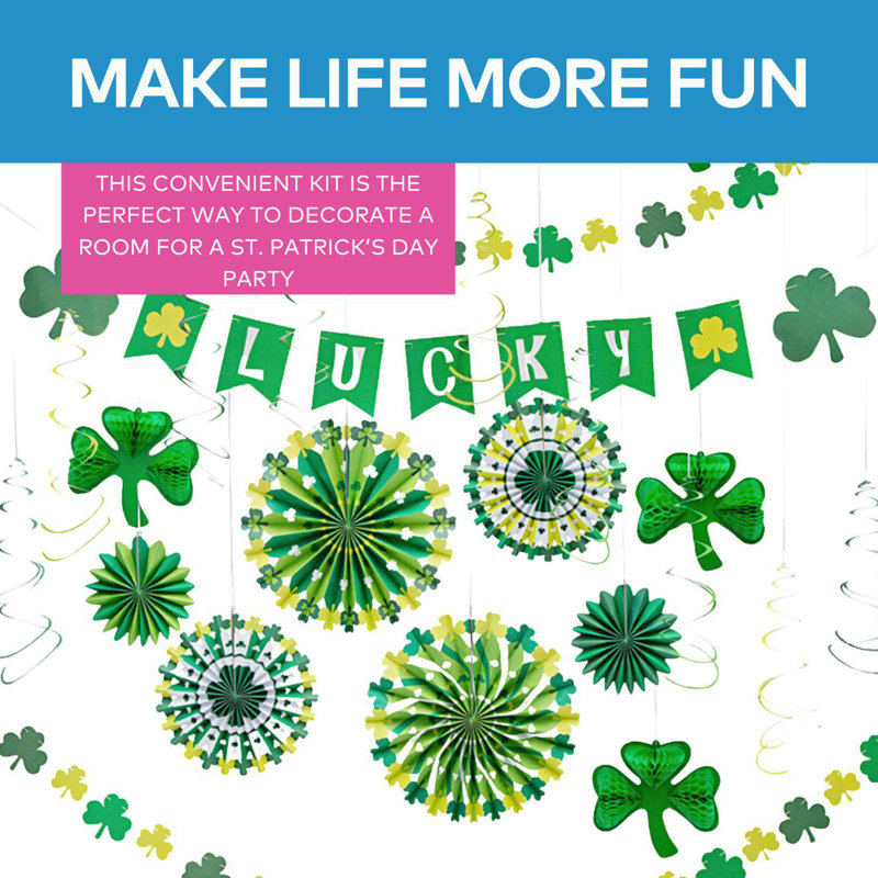 Trousse de décoration Fun Express de la Saint-Patrick - 20 pièces