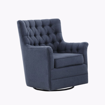 Erden Upholstered Swivel Barrel Chair