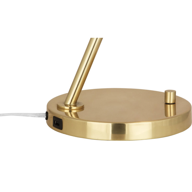 Nova Desk Table Lamp, Modern Brass