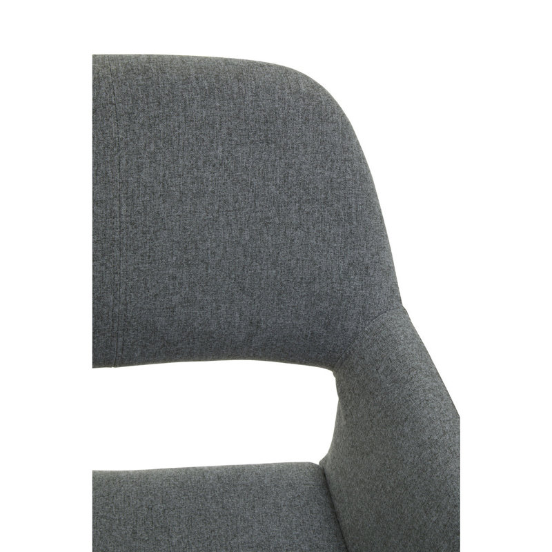 Jayant 46cm H Fabric Upholstered Parsons Chair, Grey