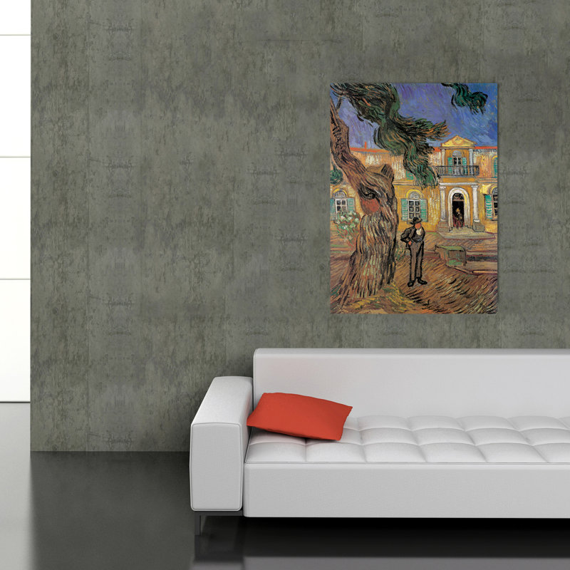 Vincent Van Gogh - No Frame Print on Wood, 100cm H x 72cm W x 1.8cm D