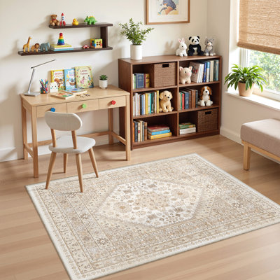 Area Rugs for Living Room,Non-Slip Washable Rugs, Stain Resistant Home Decor Rug