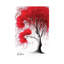 Scarlet Fall Tree by Ashvin Harrison - Wrapped Canvas Print-385549142