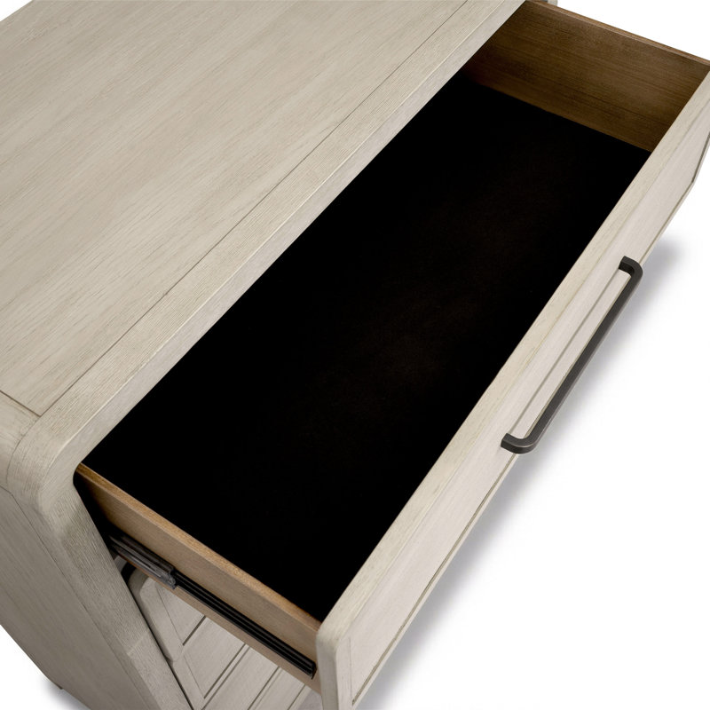 Commode 5 tiroirs en bois massif Dovie