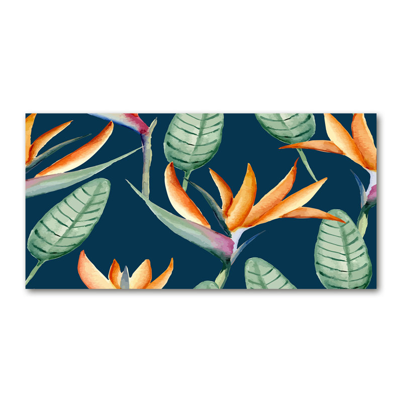Royal Strelitzia 1 Piece Wrapped Canvas Wall Art