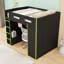 Full Wood Loft Bed With Desk, Wardrobe And LED Light-1083023664