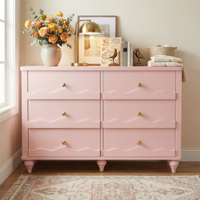Pink Dressers & Chests | Pink Dresser For Bedroom & Light Pink Dresser