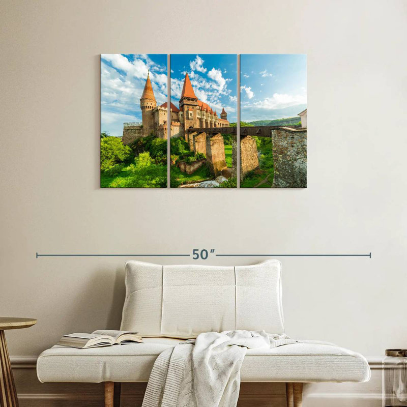 Corvin Castle In Romania, 24" H x 38" W