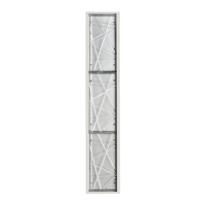 Éclairage pour meuble-lavabo à 2 lumières DEL à intensité variable Lucus, Nickel poli
