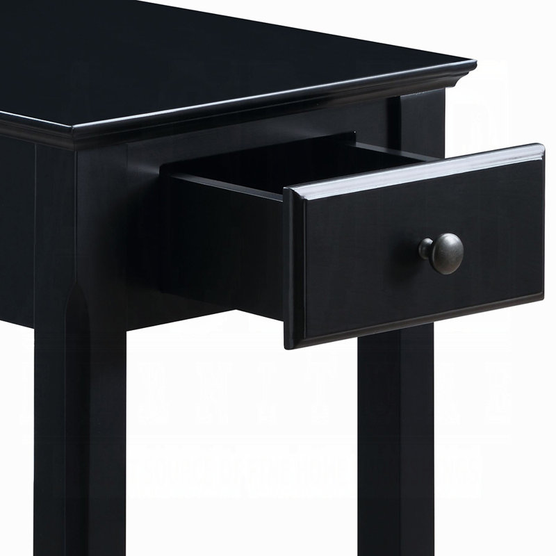 Bertie Accent Table, Black