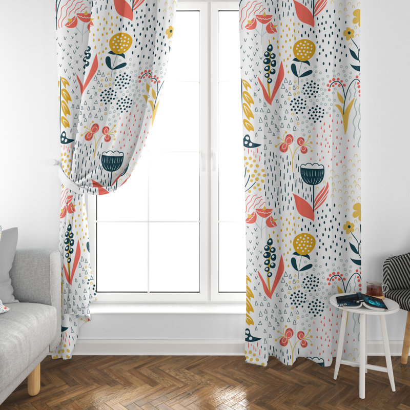 Jenecke Room Darkening Curtain Pair, 20" W x 52" L