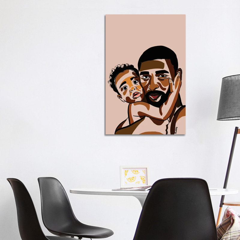 Daddy’s Baby III 1 Piece Wall Art on Canvas, 101.6 cm H x 66.04 cm W x 1.91 cm D, Wrapped Canvas