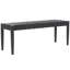 Kaveona Woven Leather Bench