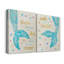 Mermaid Dream - ensemble d'art textuel sur toile tendue 2 pièces-978811333