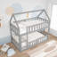 Lit superposé simple au dessus d'un lit simple pour enfants-169874420