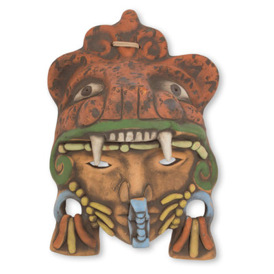 Aztec Jaguar Warrior Mask