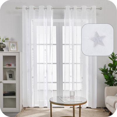 Quantae Semi Sheer Curtain Pair