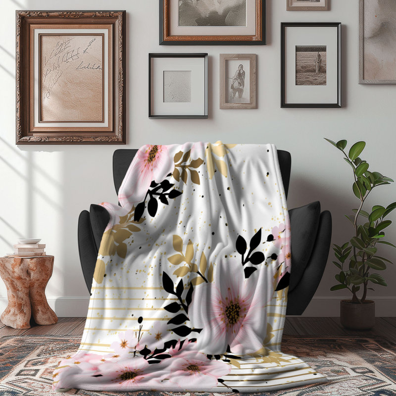 Stripe - 1 Piece Premium Blanket, 50" W x 60" L