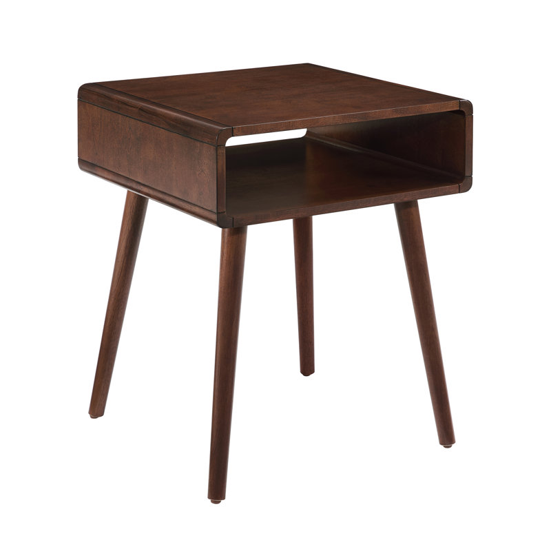 Kays End Table with Shelf, Espresso