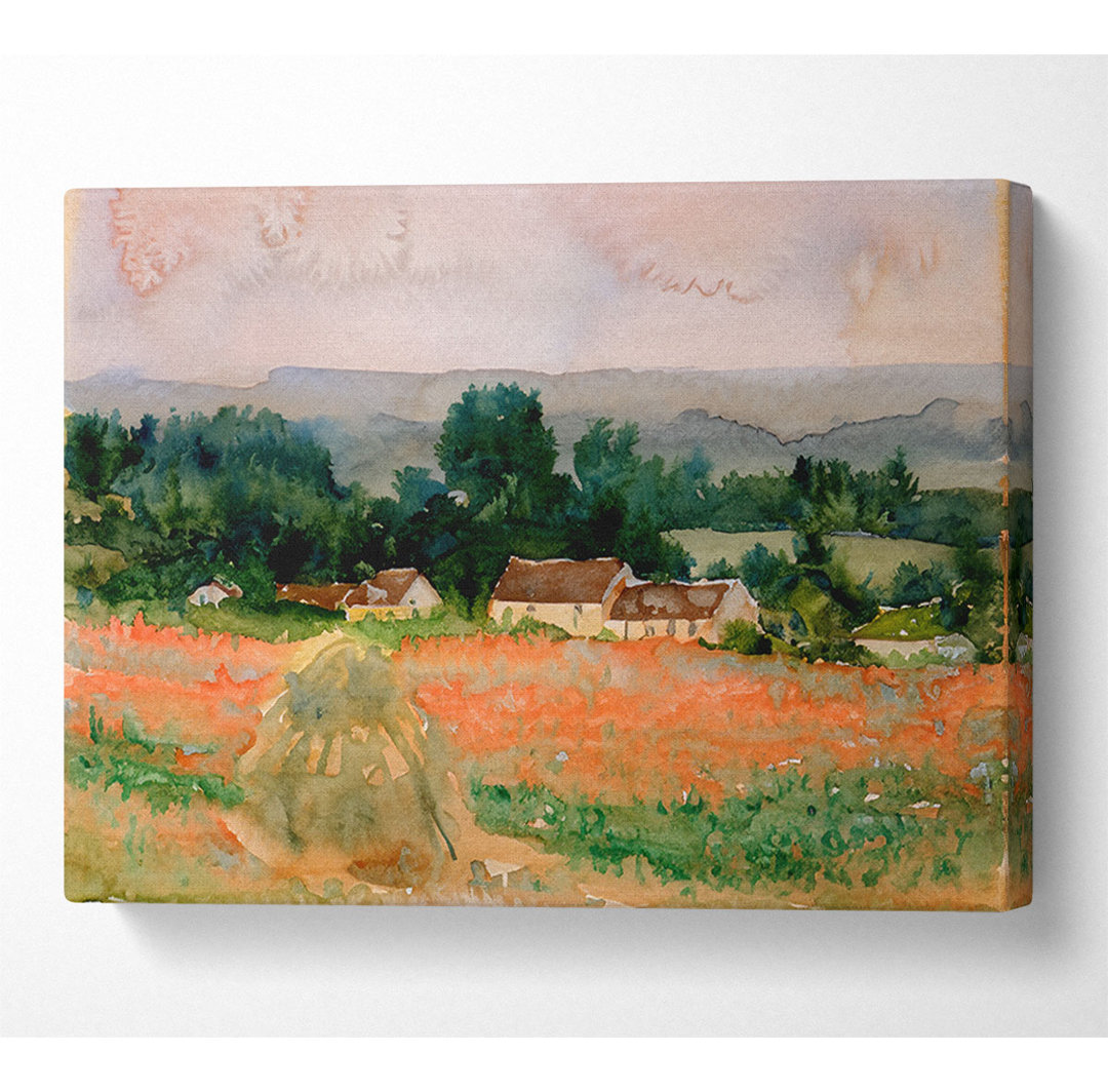 Monet Heuhaufen in Giverny - Leinwanddrucke auf Leinwand