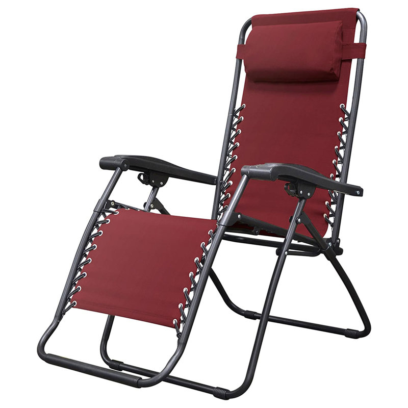 Folding Zero Gravity Chair, Red