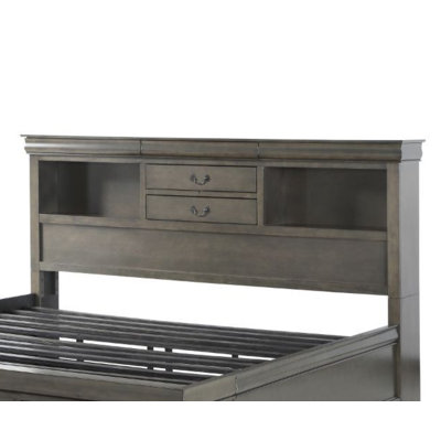 Louis Philippe Iii Ek Bed Component Headboard (bookcase & 2drw)