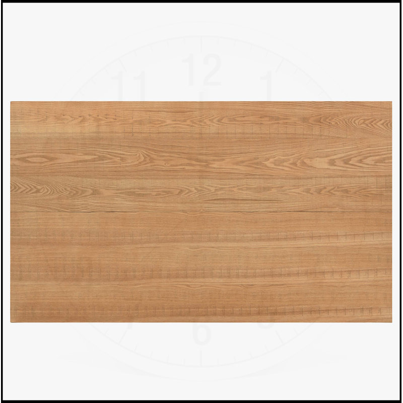 X-shaped Legs Dining Table with Rustic Charm and Spacious Surface for Traditional or Industrial Spaces
