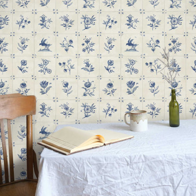Papier peint adhésif Azulejo