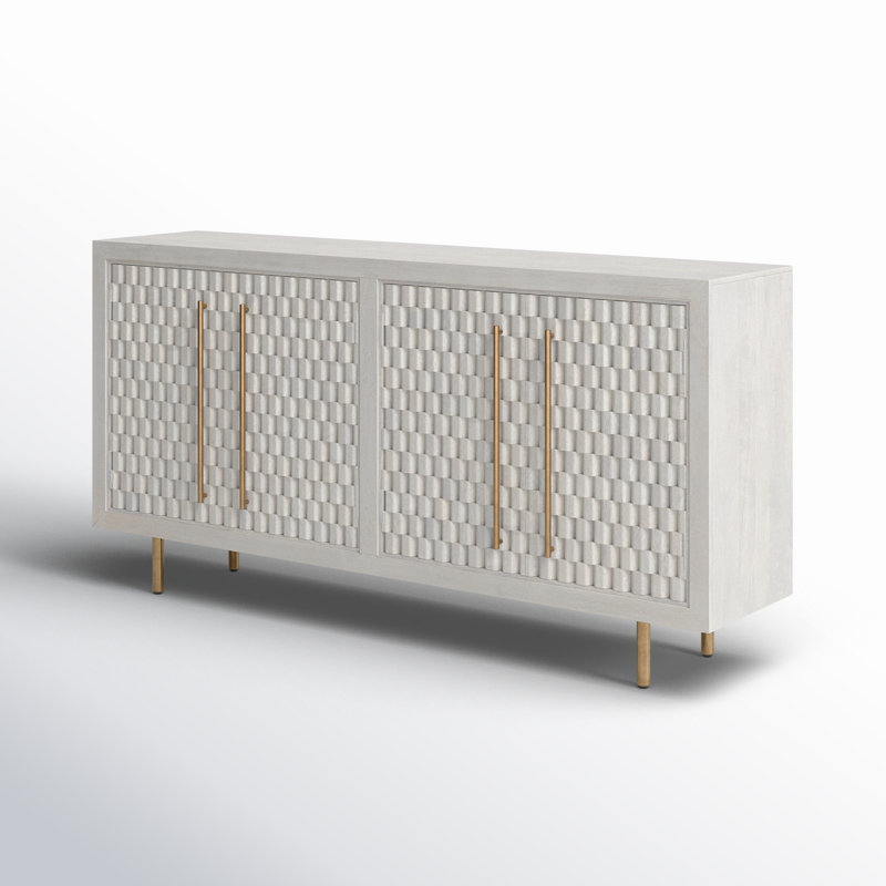 Abshire 76'' Sideboard, White Wash