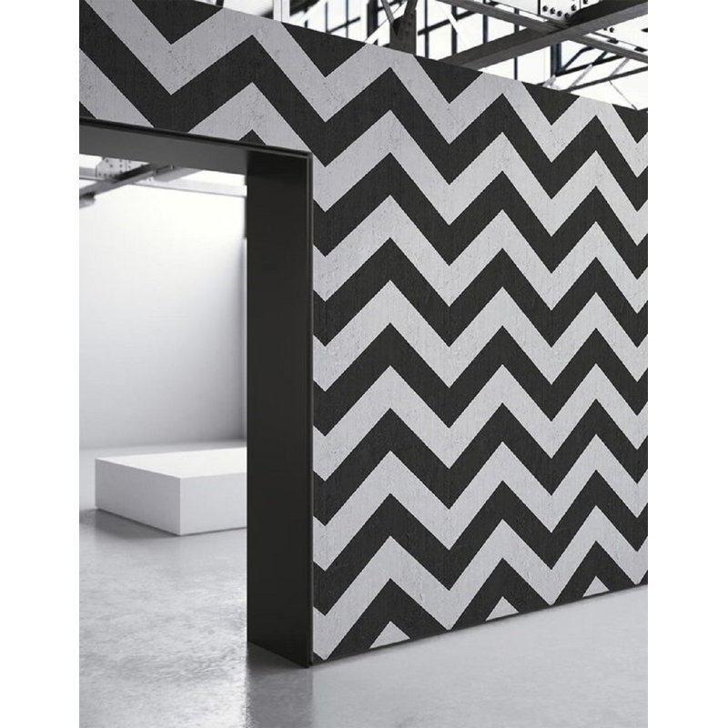 Racette 10m x 52cm Matte Paste the Wall Wallpaper Roll, Black