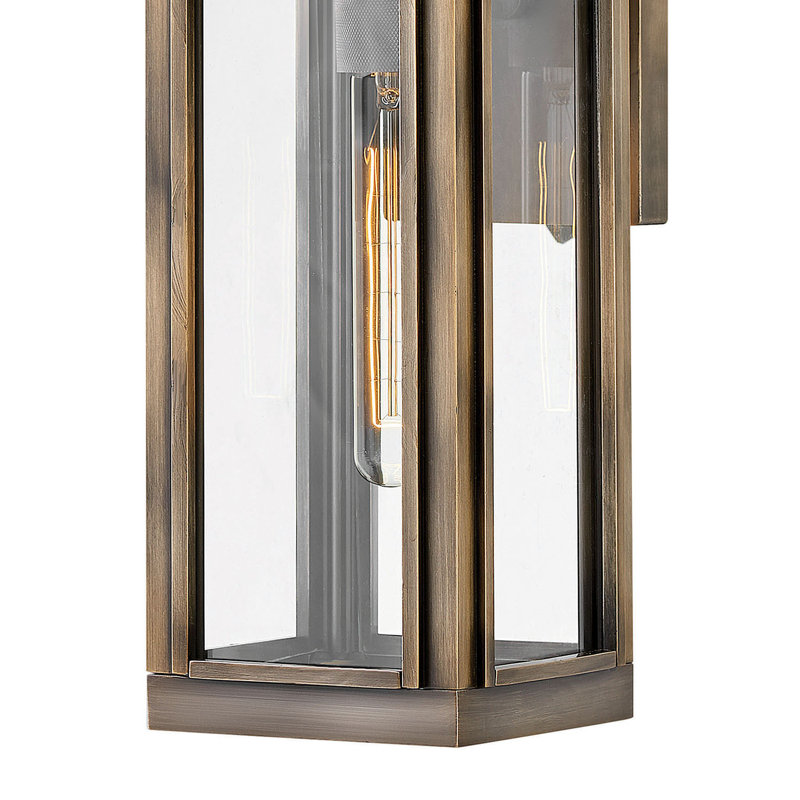 Harbor Sag Outdoor Wall Lantern, 21.25" H x 5.5" W x 7.5" D, Burnished Bronze