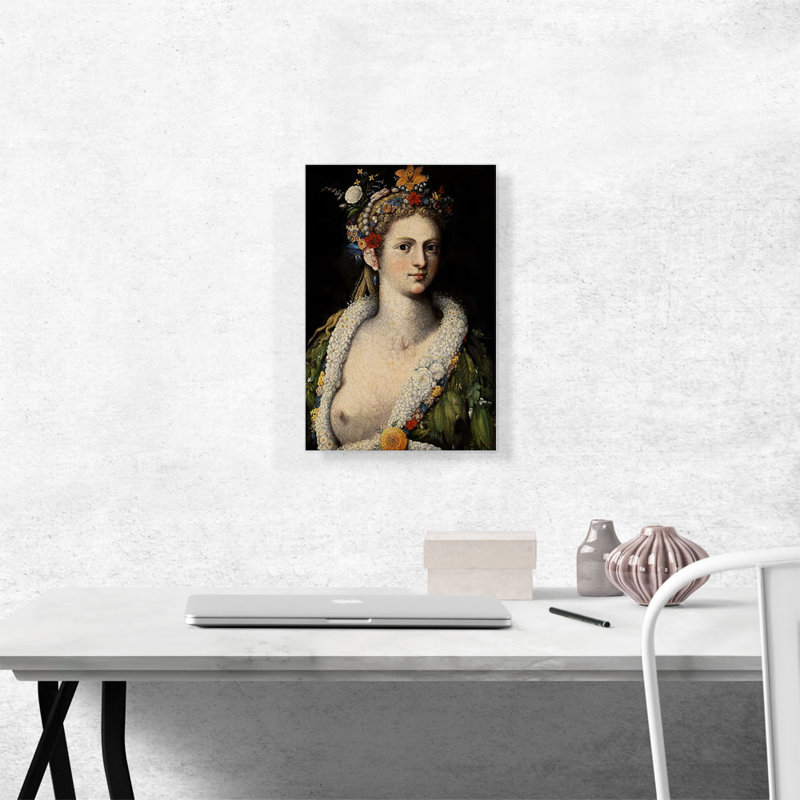 «Flora Meretrix 1590» par Giuseppe Arcimboldo, impression sur toile tendue, H 18 po x l 12 po x 1,5 po