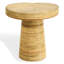 Grande table d'appoint en rotin Nile