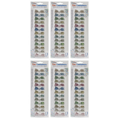 Elizabeth Ward Bead Storage Solutions 13 Piece Art Carrying Case (6 Pack)
