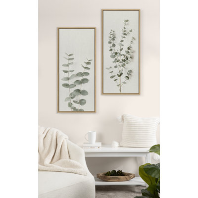 Eucalyptus Botanical I by The Creative Bunch Studio Framed Canvas Wall Art Print