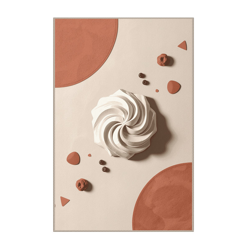 Tapis beige lavable à la machine Elkton Pavlova, 7 x 10