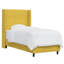 Lit tapissier standard à profil bas Emilio-163625007-163624992