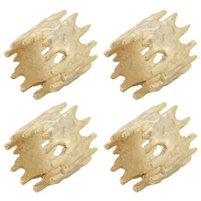 Jagged Edge Napkin Ring (Set of 4)